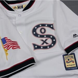 MINT! Majestic Chicago White Sox 1917 Cooperstown Collection Jersey Mens L USA